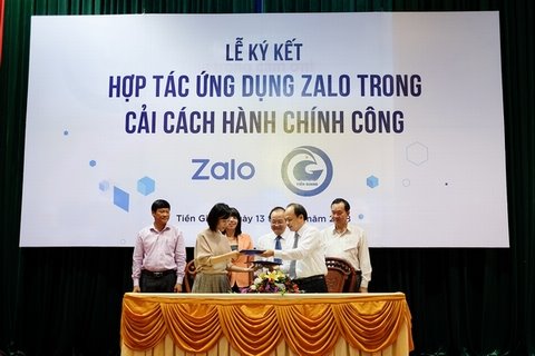 Nhiều tỉnh, thành phố ứng dụng Zalo trong cải cách thủ tục hành chính