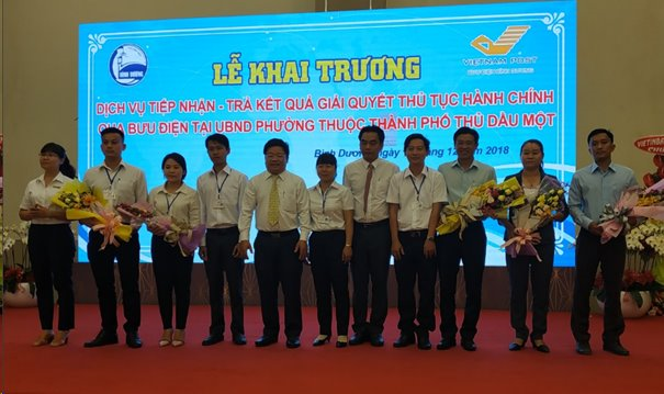 Bình Dương: Nhận và trả kết quả giải quyết thủ tục hành chính các cấp qua Bưu điện