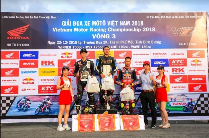 Giải đua mô tô VMRC 2018 kết thúc: Chân dung 4 nhà vô địch