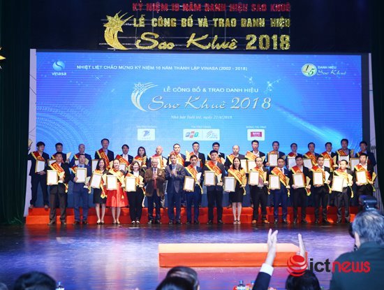 Danh hiệu Sao Khuê 2019 liên thông với giải thưởng quốc tế APICTA | Danh hiệu Sao Khuê lần đầu chấm điểm trực tiếp theo tiêu chí giải thưởng quốc tế APICTA | Sao Khuê 2019 tiên phong trong thúc đẩy chuyển đổi số tại Việt Nam