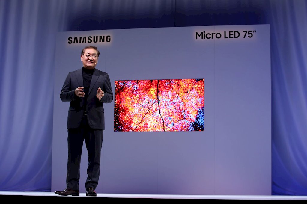 Samsung giới thiệu tivi MicroLED 4K 75 inch tại CES 2019