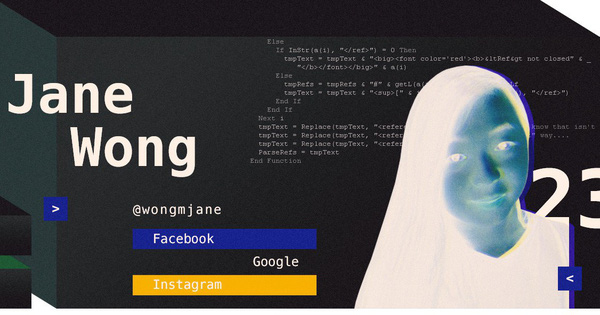 Chân dung Jane Wong, nàng coder 23 tuổi khiến Facebook, Google lo ngay ngáy vì liên tục tìm ra những bí mật họ muốn ẩn giấu