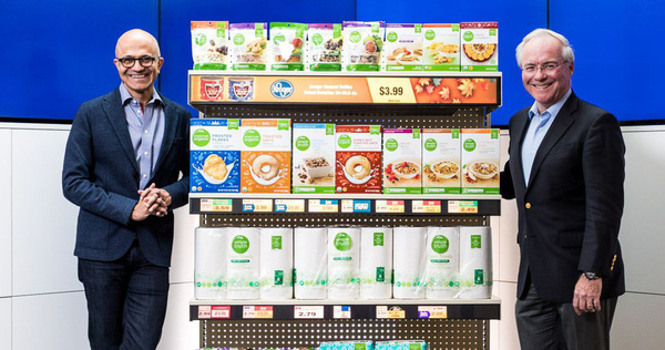 Microsoft hợp tác cùng chuỗi cửa hàng tạp hóa lớn nhất nước Mỹ để đấu Amazon