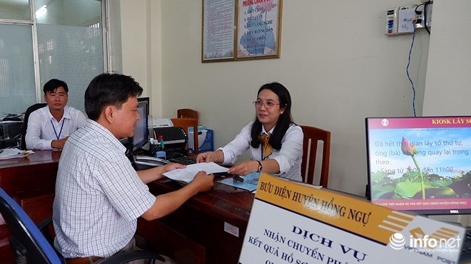Năm 2018, hơn 12 triệu lượt hồ sơ giải quyết thủ tục hành chính qua Bưu điện