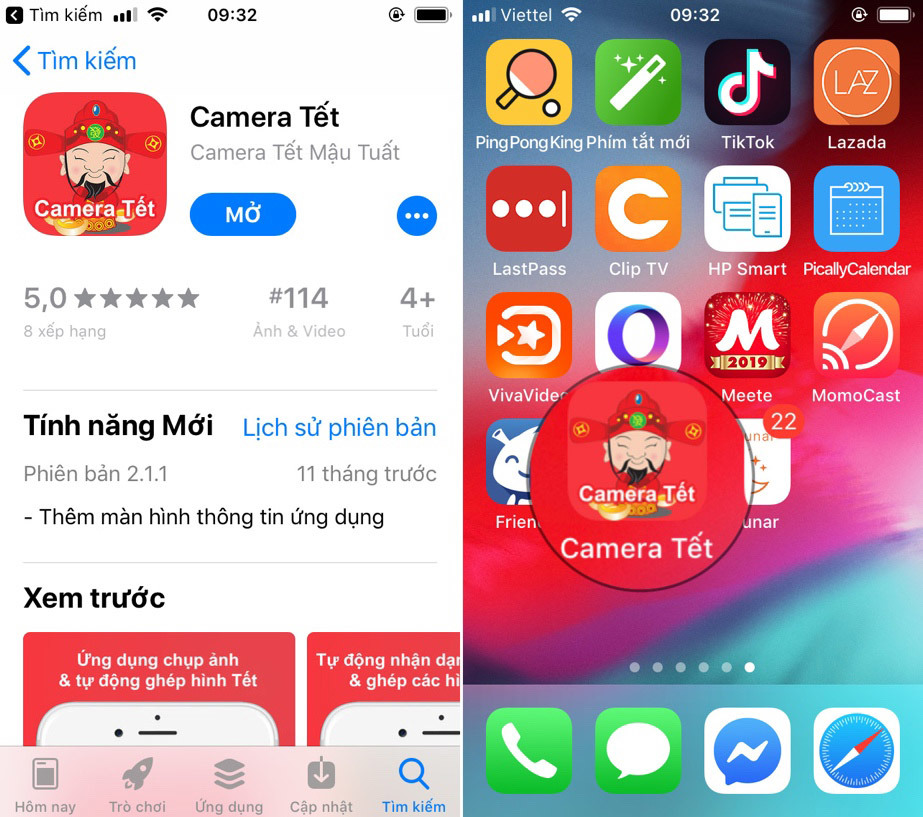 Selfie phong cách Táo quân bằng camera AI thuần Việt