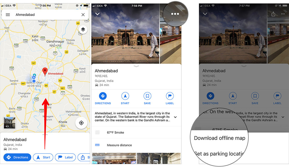 Cách tải Google Maps offline để sử dụng khi đi chơi xa dịp Tết