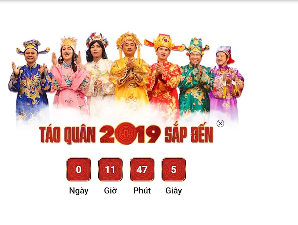 Tổng hợp địa chỉ xem Táo quân 2019 trực tiếp đêm giao thừa Tết Kỷ Hợi