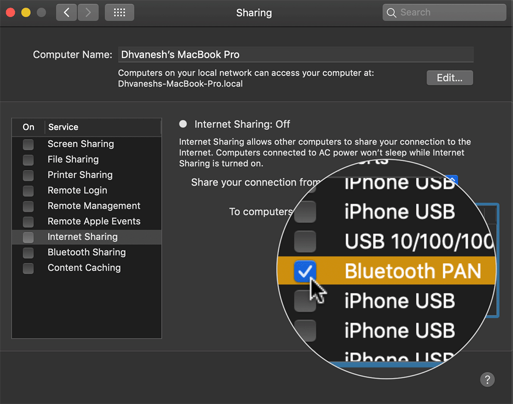 Chia sẻ kết nối Wi-Fi của MacBook cho iPhone hay iPad