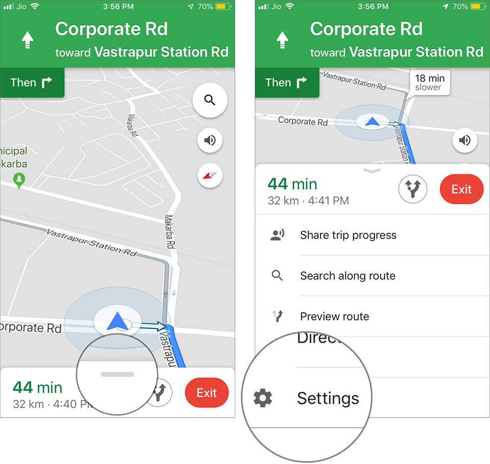 Cách tăng âm lượng chỉ đường của Google Maps