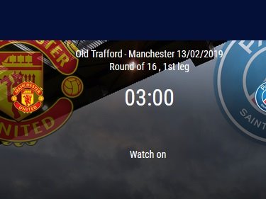 Kèo bóng đá Cúp C1 đêm nay: Manchester United vs Paris Saint-Germain