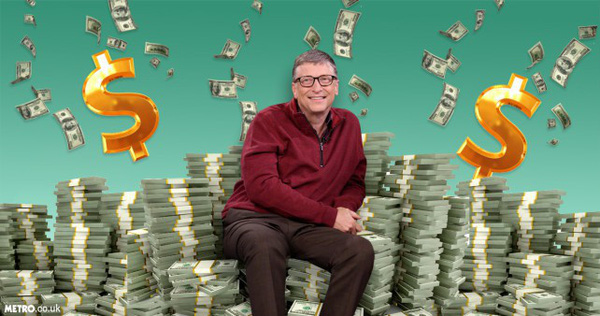 Nếu mỗi ngày Bill Gates tiêu 1 triệu USD thì phải 245 năm nữa mới hết tiền