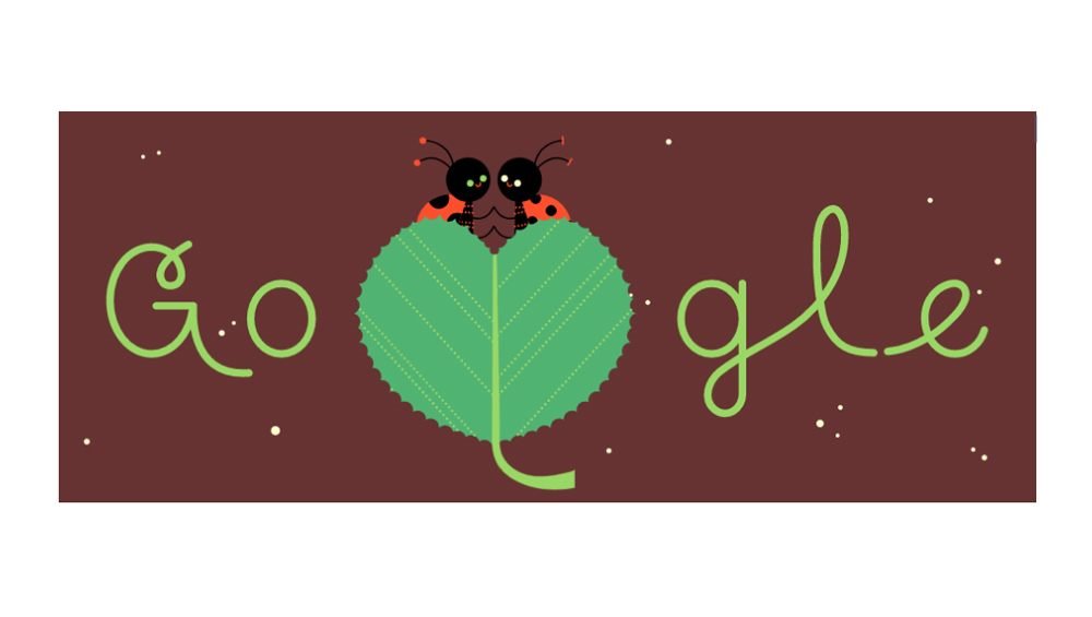 Google tôn vinh ngày Valentine 14/2 bằng giun đất, cánh cam và nhện