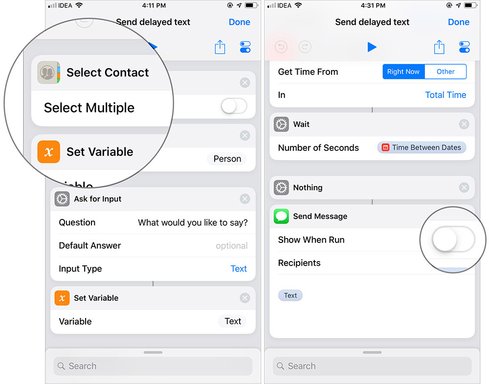 Cách hẹn giờ gửi SMS tự động trên iPhone