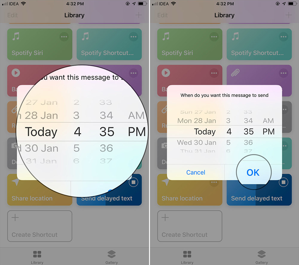 Cách hẹn giờ gửi SMS tự động trên iPhone