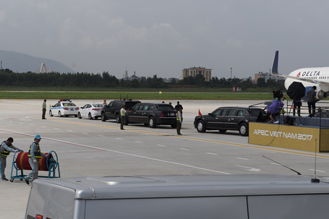 Nhung phuong tien tung phuc vu ong Trump tai Viet Nam hinh anh 4