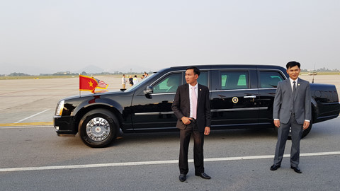 Những phương tiện từng phục vụ ông Trump tại Việt Nam hình ảnh 13 Nhung phuong tien tung phuc vu ong Trump tai Viet Nam hinh anh 13