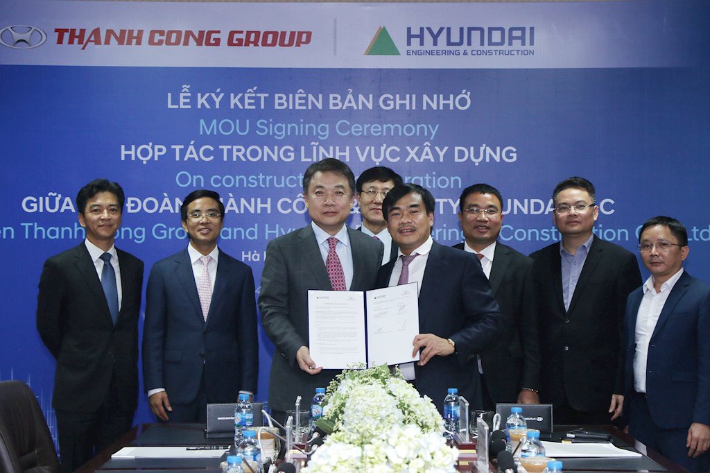 Không chỉ sản xuất ô tô, Thành Công và Hyundai nhảy sang lĩnh vực xây dựng