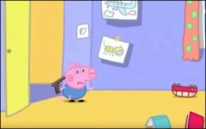 Peppa Pig, Elsa bị biến tướng thành hoạt hình máu me ghê rợn trên YouTube