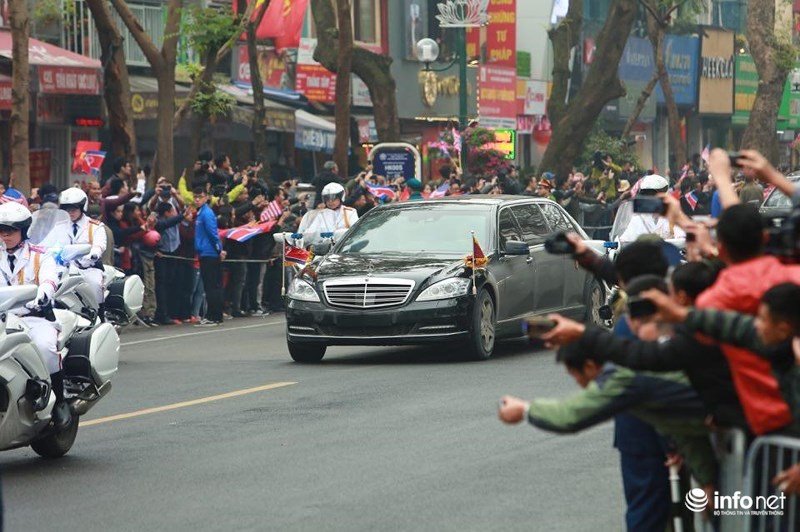 Dàn xe không biển số bí ẩn của ông Kim Jong Un tại Hà Nội