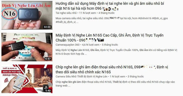 Tai nghe lén, bút camera và loạt đồ gian lận thi cử được quảng cáo tràn lan trên Youtube, không hề bị kiểm duyệt