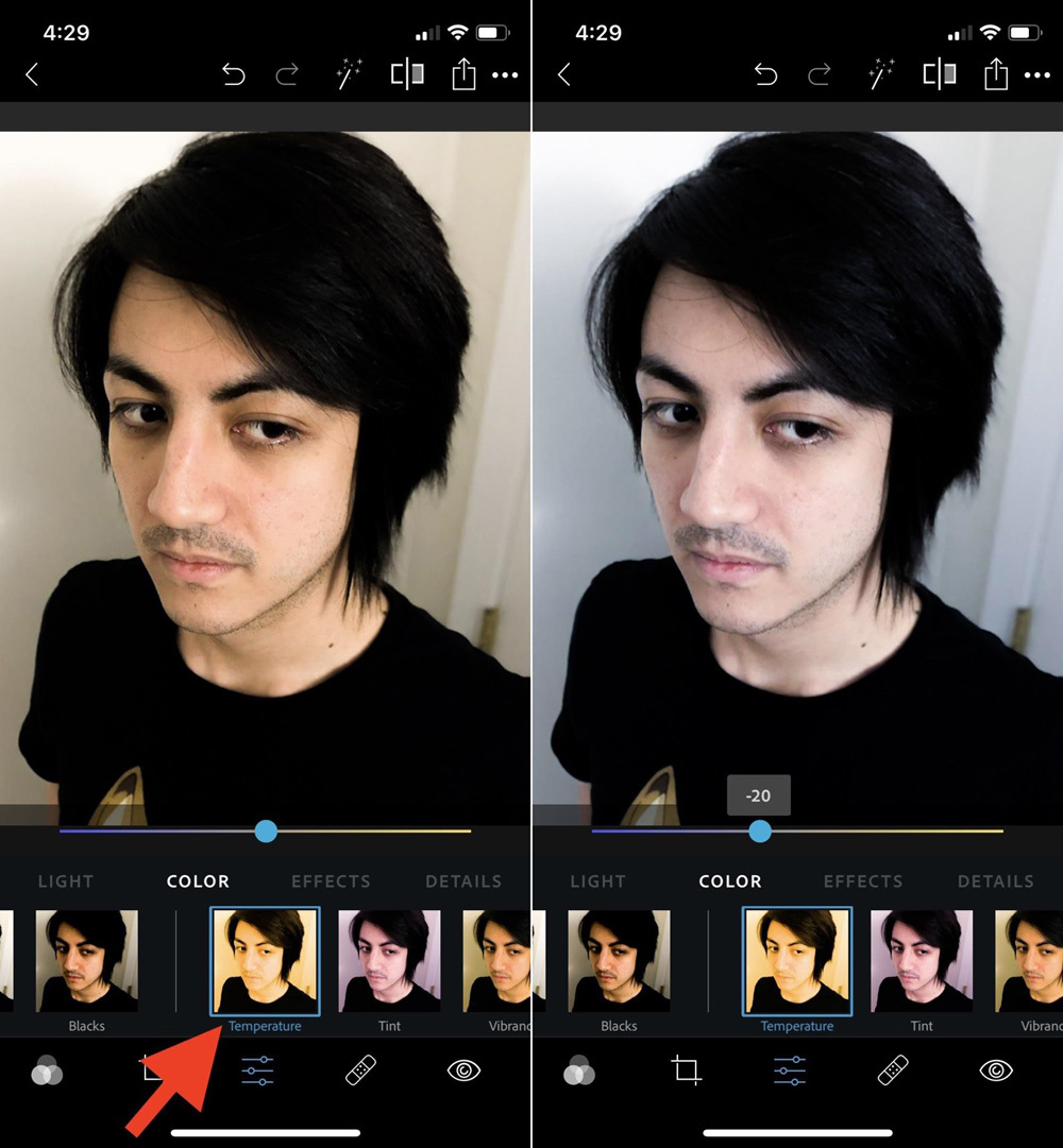 Chỉnh ảnh selfie tuyệt đẹp trên smartphone bằng Photoshop Express