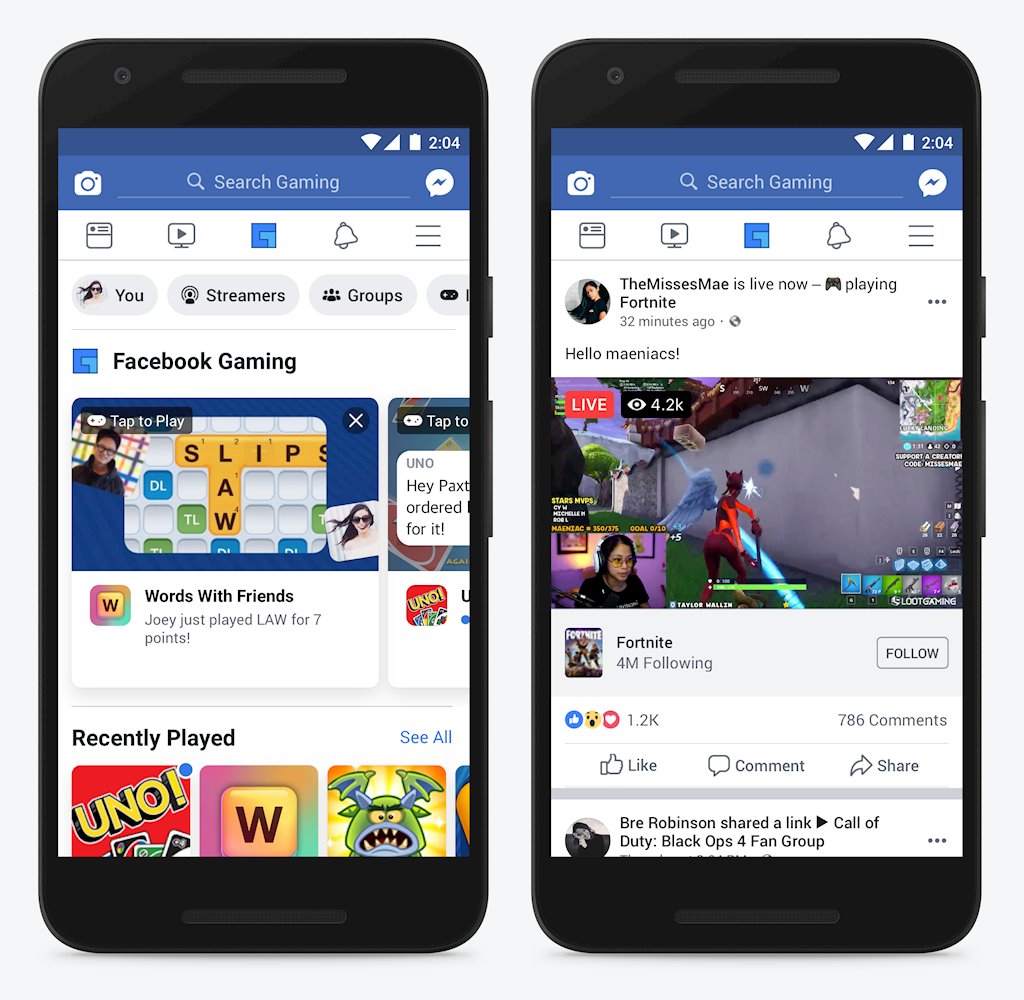 Facebook dành vị trí “vàng” cho game trên ứng dụng di động