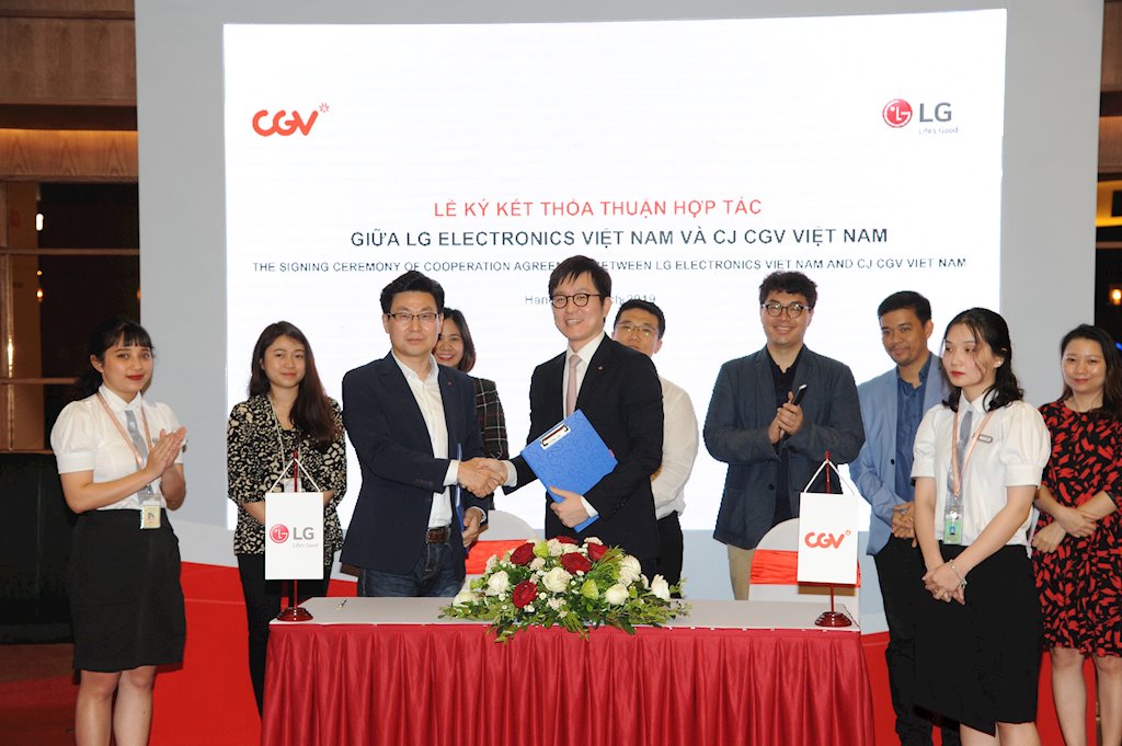 CGV và LG ký hợp tác chiến lược để thỏa mãn đam mê phim chất lượng cao của người Việt
