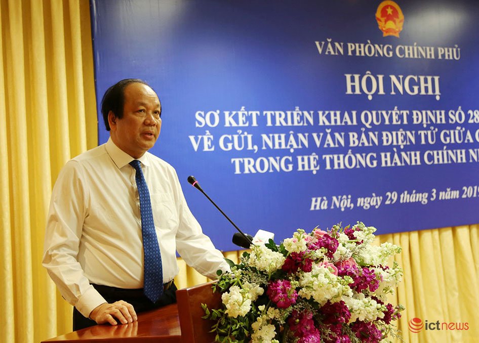 Bộ trưởng Mai Tiến Dũng: “Chỉ có một con đường là ký số thay vì ký giấy văn bản”