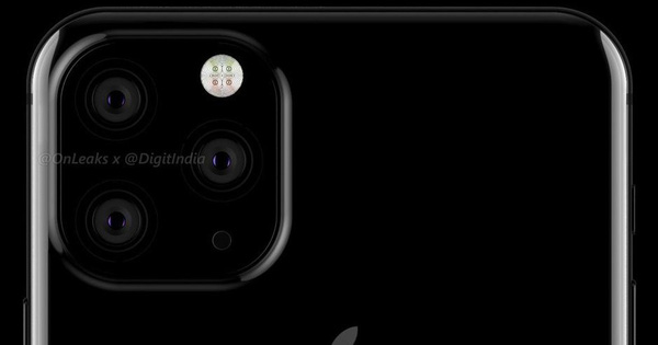 iPhone 11 đây rồi, cụm 3 camera nằm trong hình vuông y hệt Mate 20 Pro nhưng lại xếp lệch theo hình tam giác