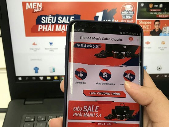 Shopee tung chương trình ưu đãi tới 50% dành riêng cho phái mạnh