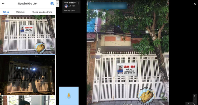 Dan mang keu goi danh dau nha ke sam so be gai tren Google Maps hinh anh 2