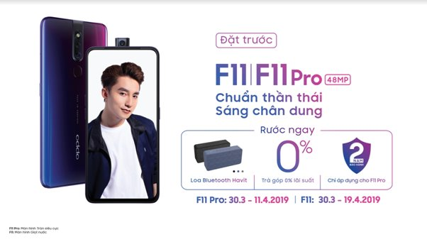 OPPO F11 Pro: Thời gian bảo hành dài kỷ lục 2 năm, kèm nhiều ưu đãi cho khách đặt sớm