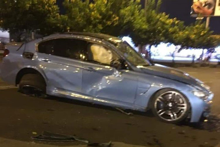'Hàng hiếm' BMW M3 cũ của Cường Đôla gặp nạn ở Sài Gòn