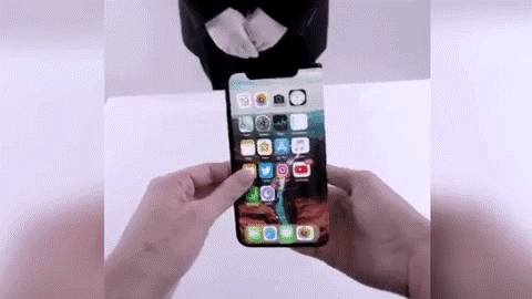 iPhone màn hình gập vừa xuất hiện, video khiến iFan phát sốt