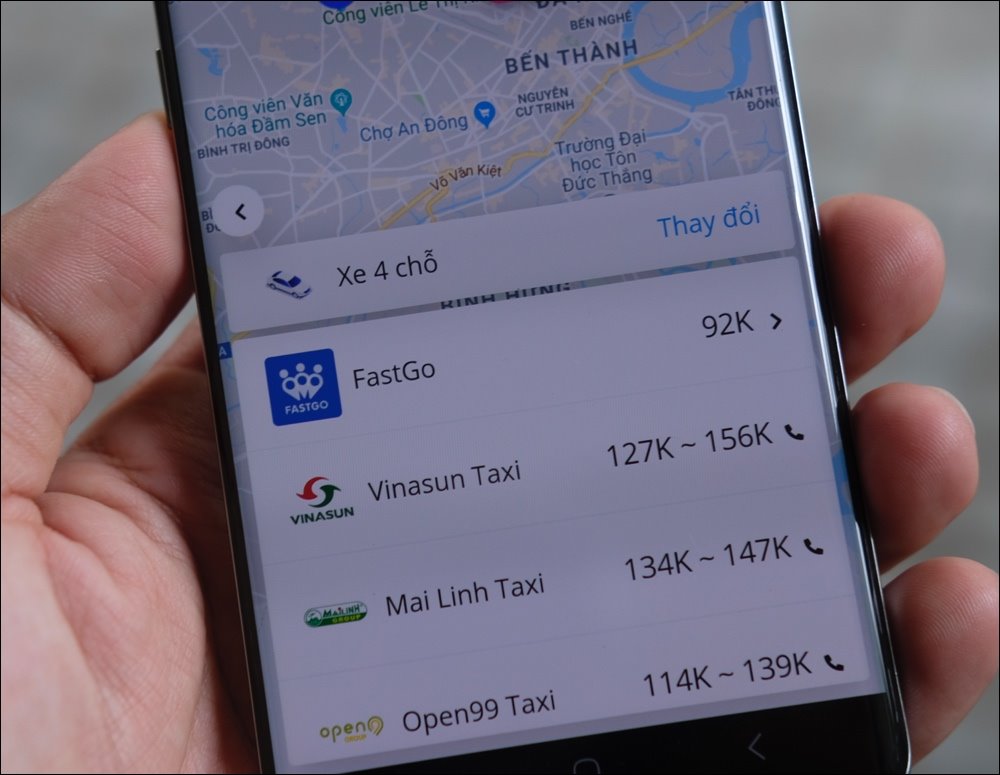 ZaloTaxi tích hợp cả Fastgo vào để thêm tuỳ chọn gọi xe