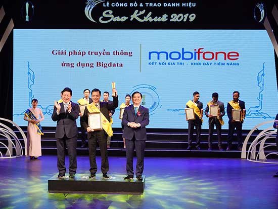 Giải pháp phần mềm của MobiFone vào Top 10 Sao Khuê 2019