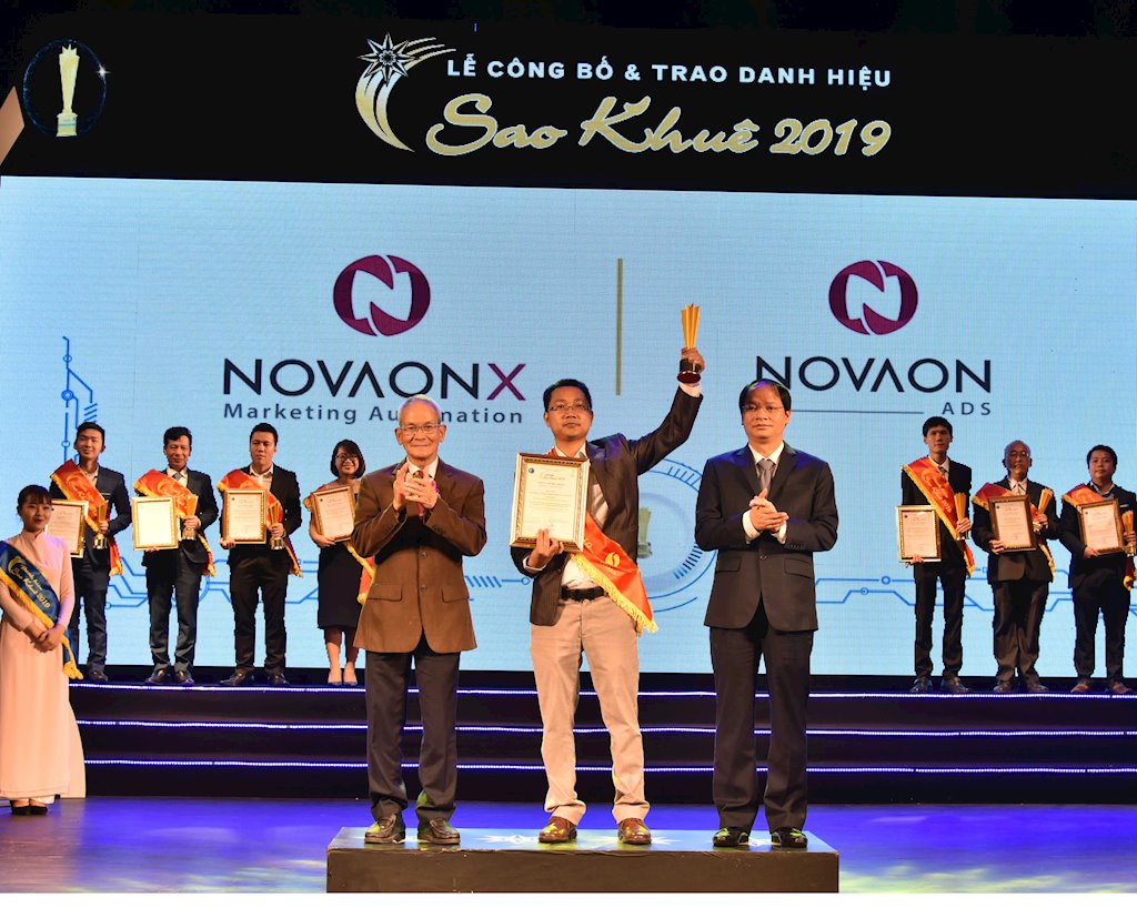 NOVAON giành cú đúp giải thưởng Sao Khuê 2019