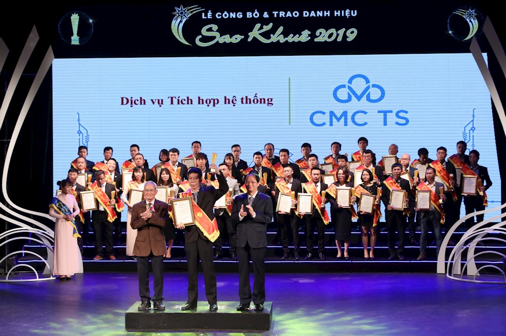 CMC TS nhận cú đúp danh hiệu Sao Khuê 2019