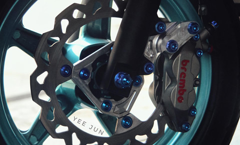 Honda Lead phien ban 'vua ninja' cua biker Ca Mau ton them 100 trieu hinh anh 5