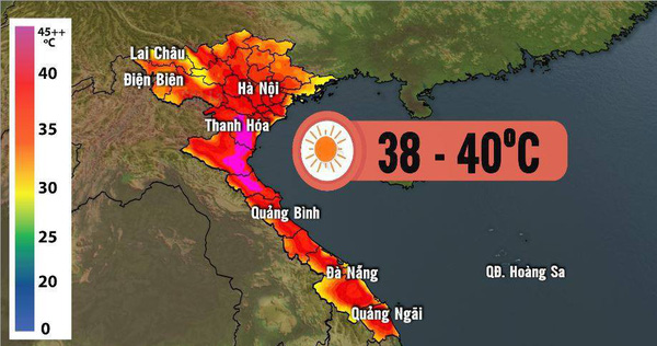 Báo Mỹ xác nhận Việt Nam vừa đạt mốc nhiệt độ kỷ lục, mới tháng Tư mà đã nóng 43 độ C