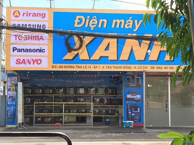 Gia Nguyen Kim, Dien May Xanh quang cao sua may lanh tren Google hinh anh 2