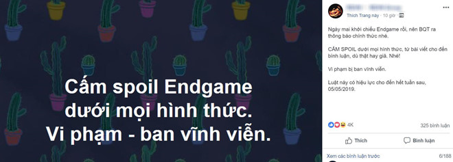 Muon tranh bi tiet lo Avengers: Endgame, chi co cach tat Facebook hinh anh 1