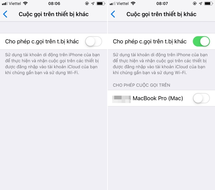 Cách gọi và trả lời điện thoại iPhone từ máy Mac