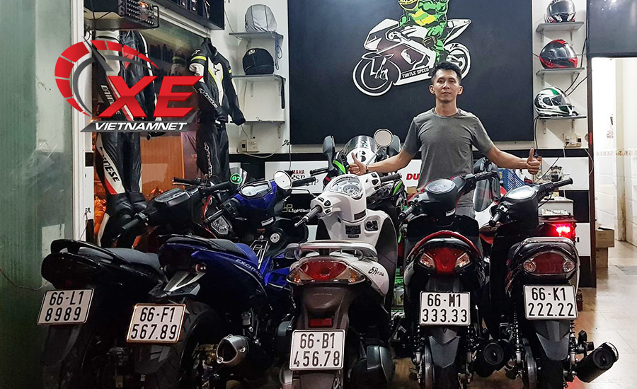 Xe máy biển 9 số 2 cực hiếm khó đụng hàng