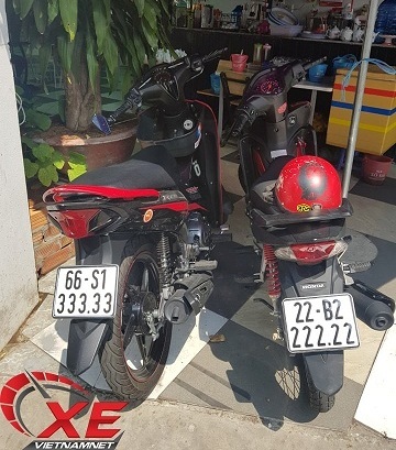 Xe máy biển 9 số 2 cực hiếm khó đụng hàng