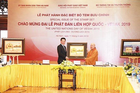 Phát hành bộ tem đặc biệt “Chào mừng Đại lễ Phật đản Liên Hợp quốc-Vesak 2019”