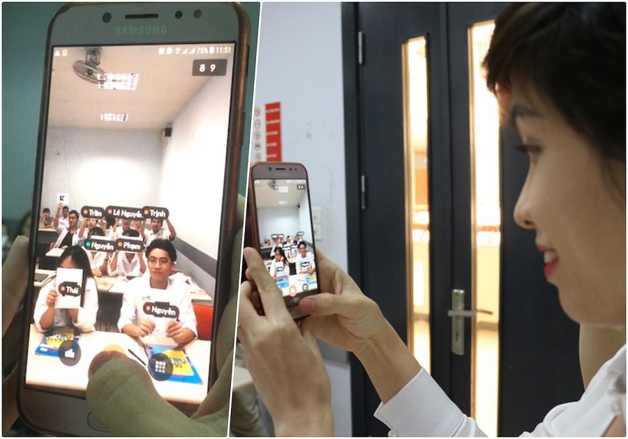 Kiểm tra bài cũ thời 4.0, cô giáo lấy điện thoại quét ra ngay kết quả