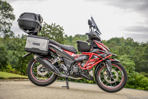 Honda Winner độ phong cách 'đi phượt' của thầy giáo cực chất