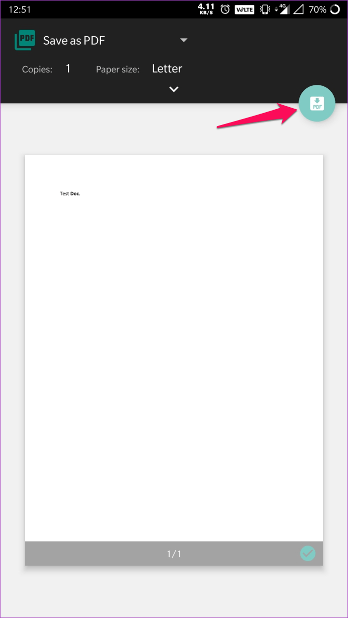 Cách chuyển file Word thành PDF trên Android
