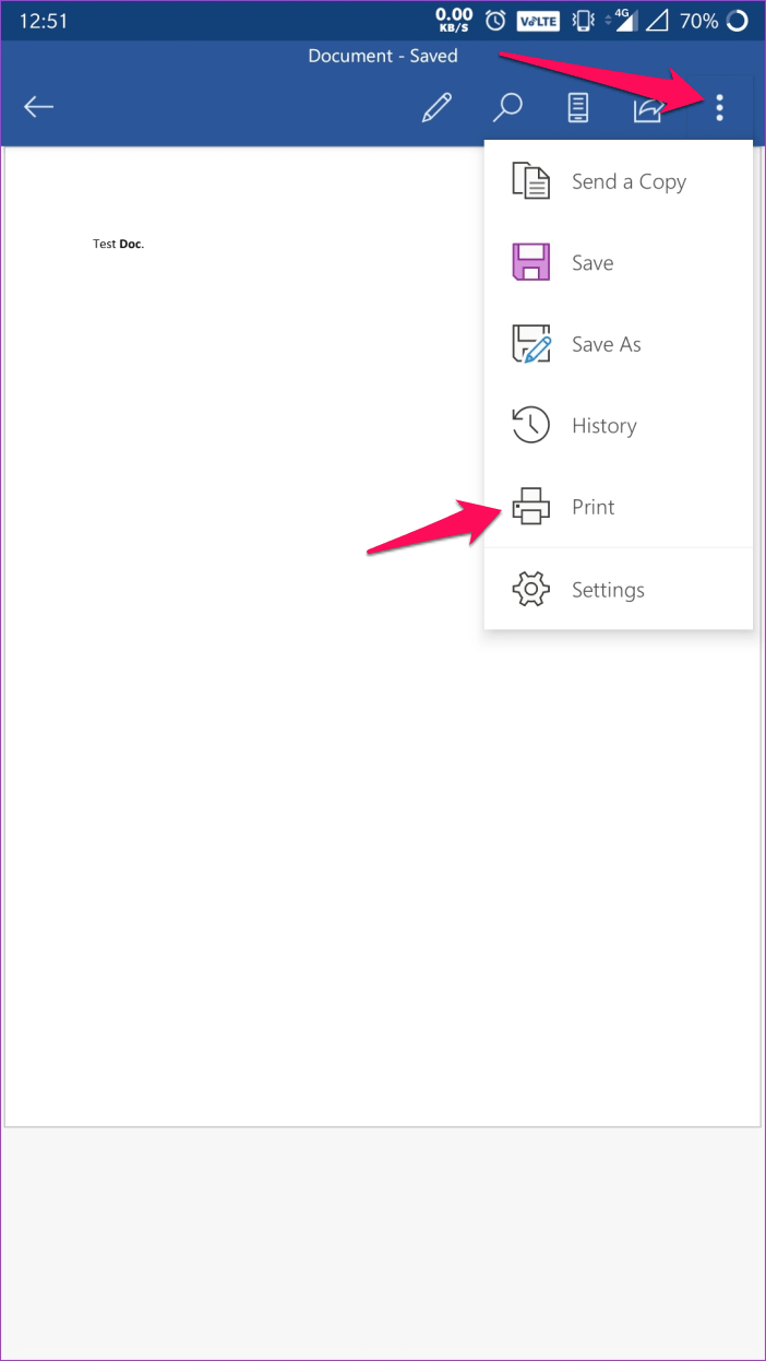 Cách chuyển file Word thành PDF trên Android